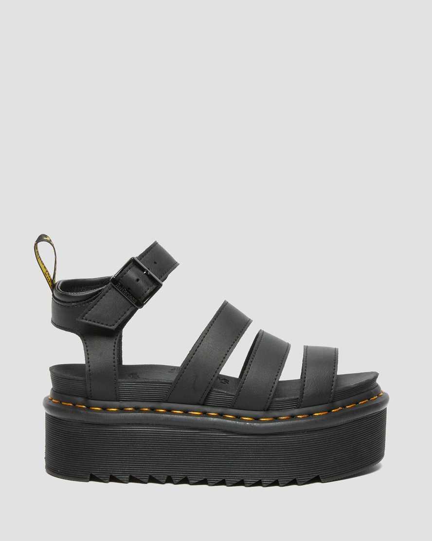 Blaire Hydro Leather Platform Strap Sandals Product Image