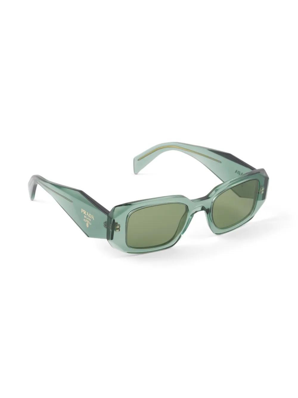 PRADA Symbole Sunglasses In Green Product Image