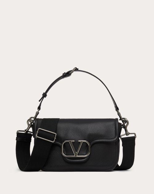 VALENTINO GARAVANI ALLTIME GRAINY CALFSKIN SHOULDER BAG Product Image