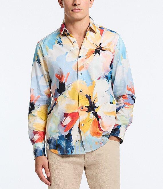 Robert Graham Flora Grande Stretch Long Sleeve Woven Shirt Product Image