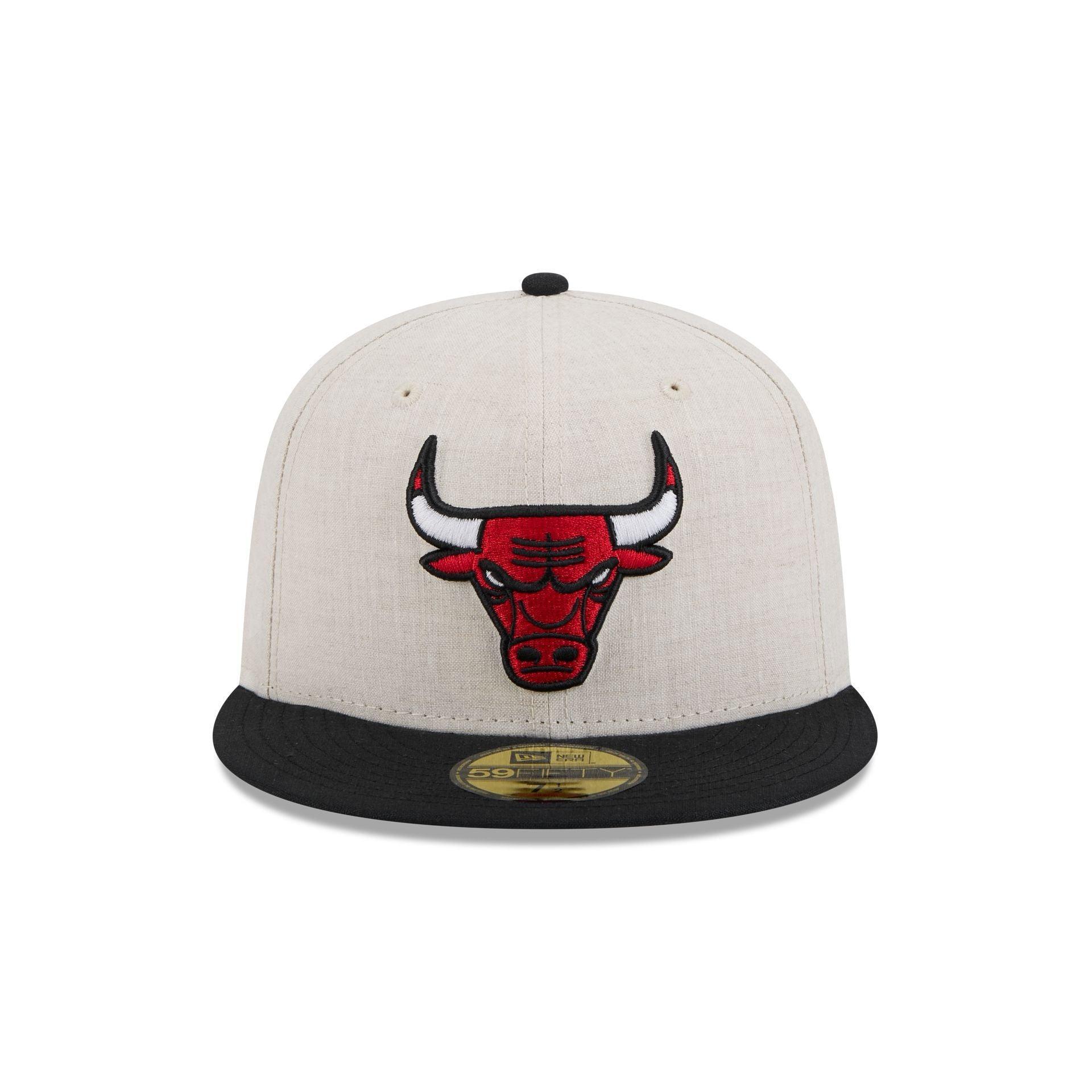 Chicago Bulls Linen 59FIFTY Fitted Hat Male Product Image