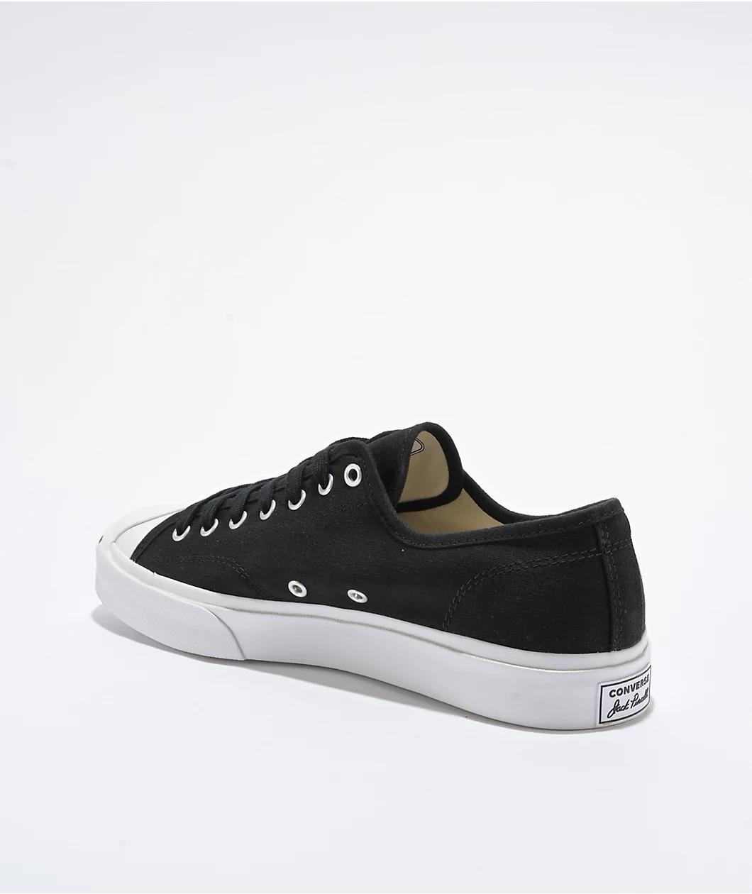 Converse Jack Purcell Canvas Black & White Shoes Product Image