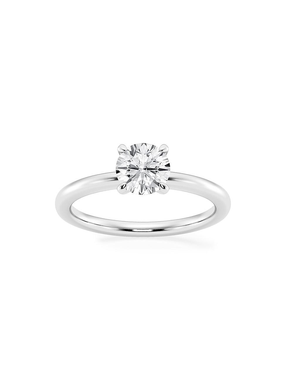 Womens Platinum & Round Lab-Grown Diamond Solitaire Ring/1.00-5.00 TCW Product Image