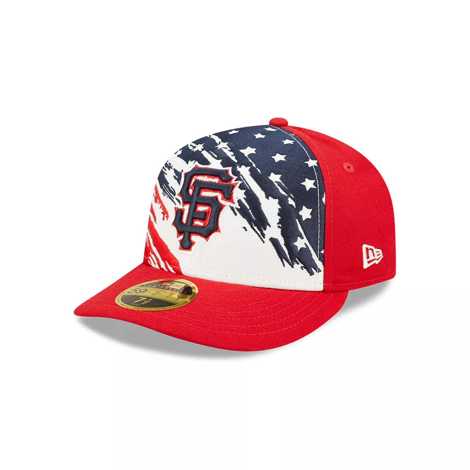 Men's New Era Red Pittsburgh Pirates 2022 4th of July Low Profile 59FIFTY Fitted Hat,  Product Image