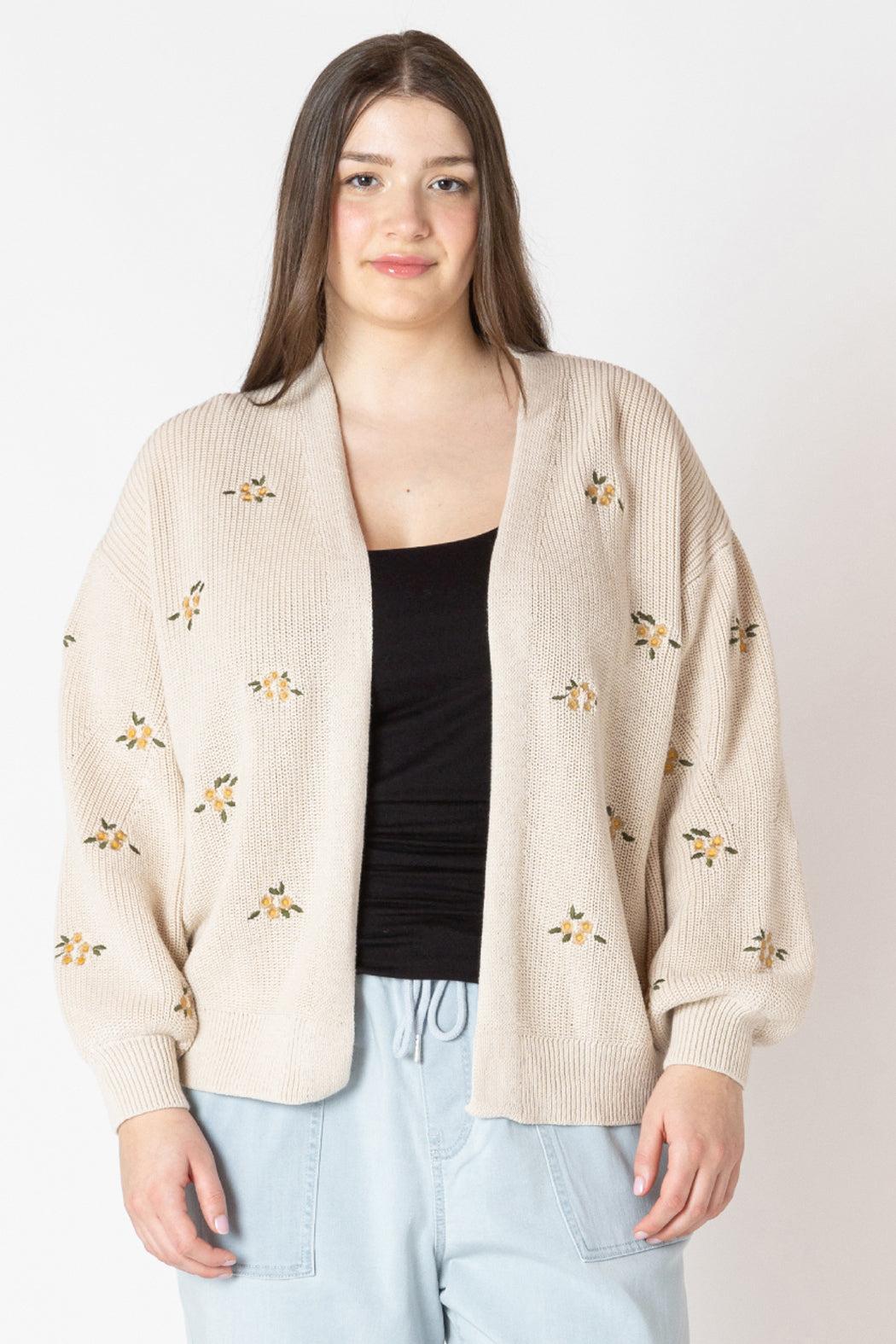 Embroidered Cardigan Product Image