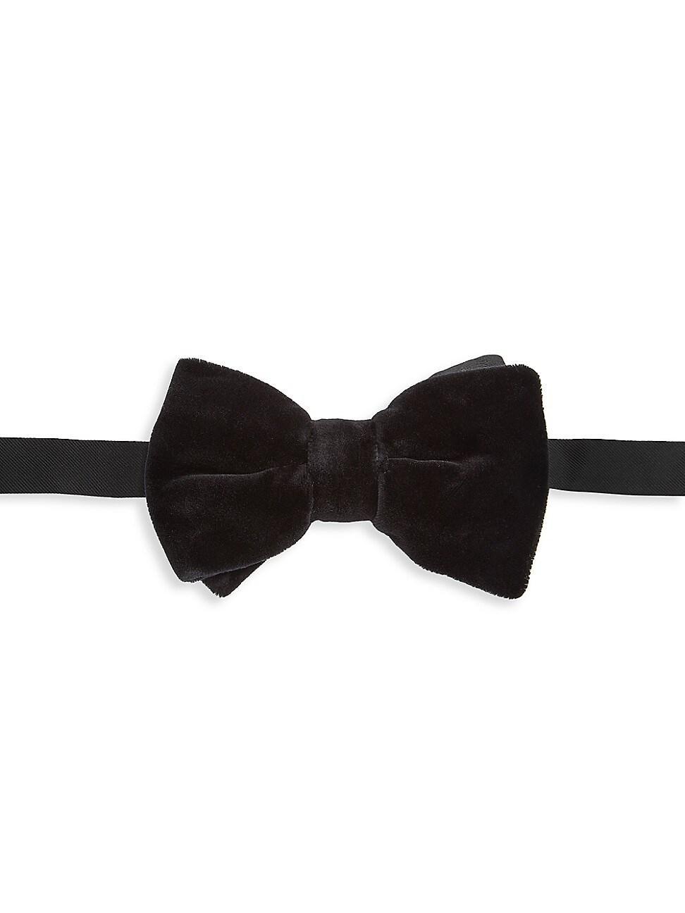 Mens Solid Velvet Bowtie Product Image