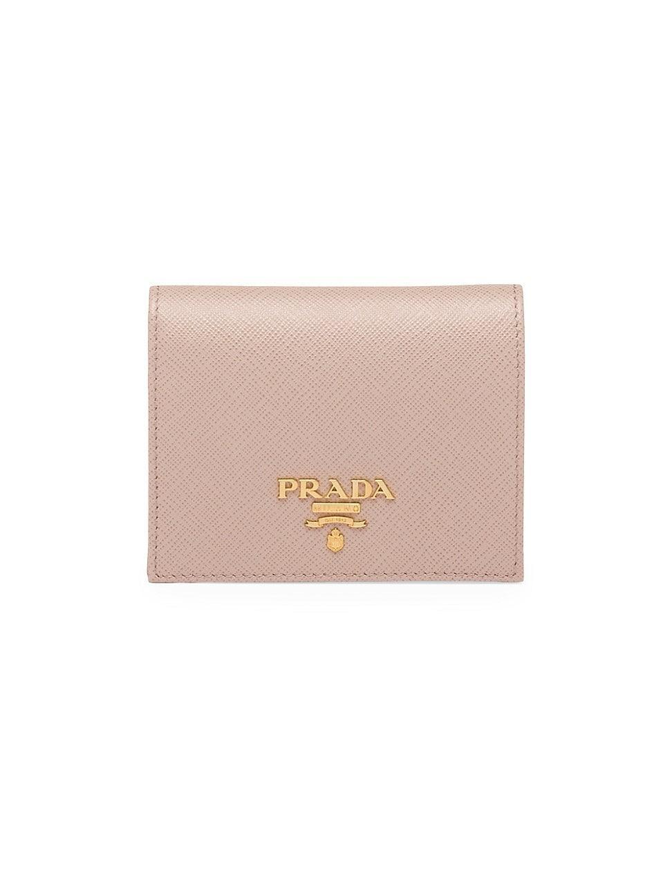 Womens Small Saffiano Leather Wallet Product Image