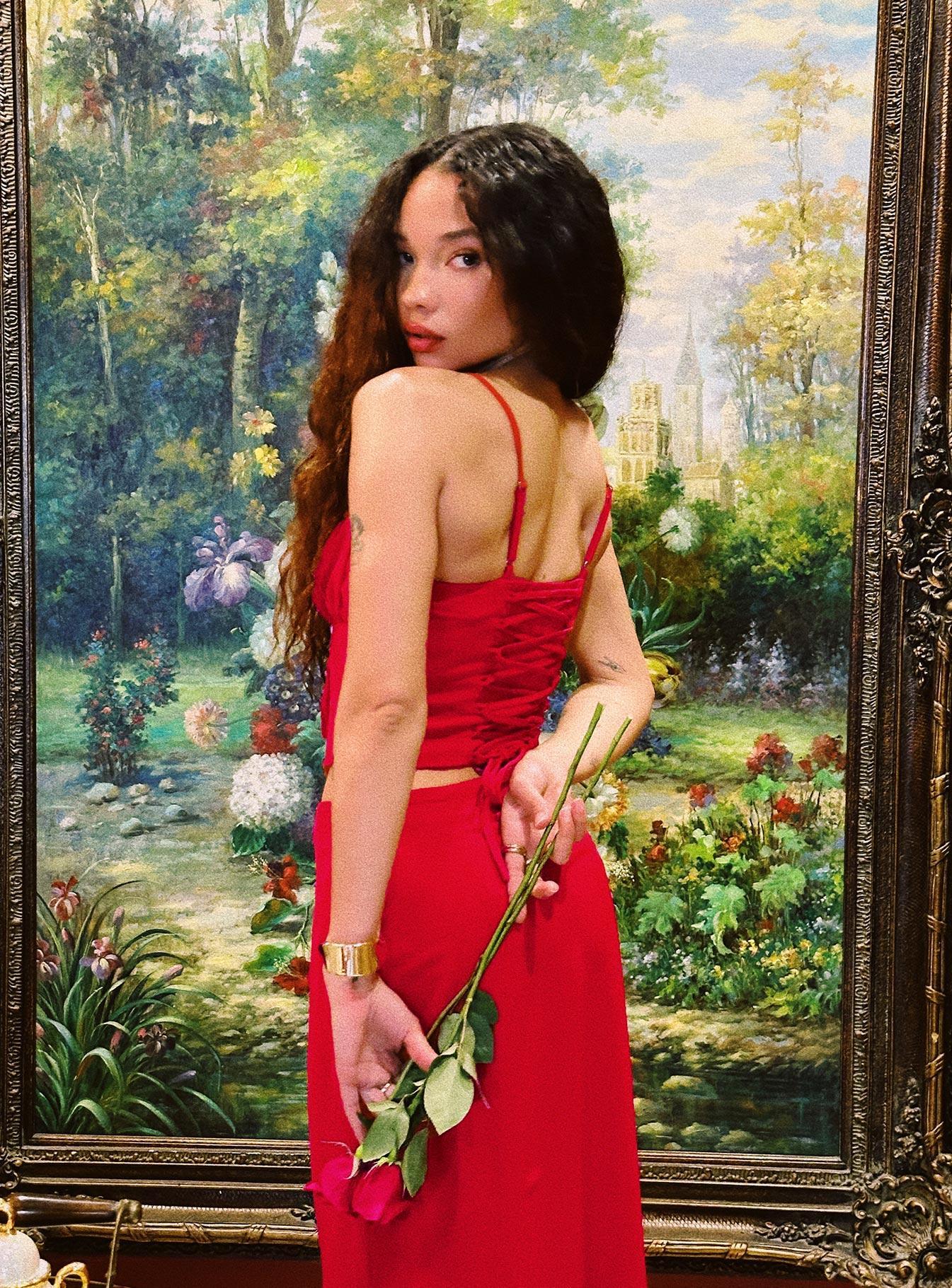 Orianne Corset Top Red Product Image