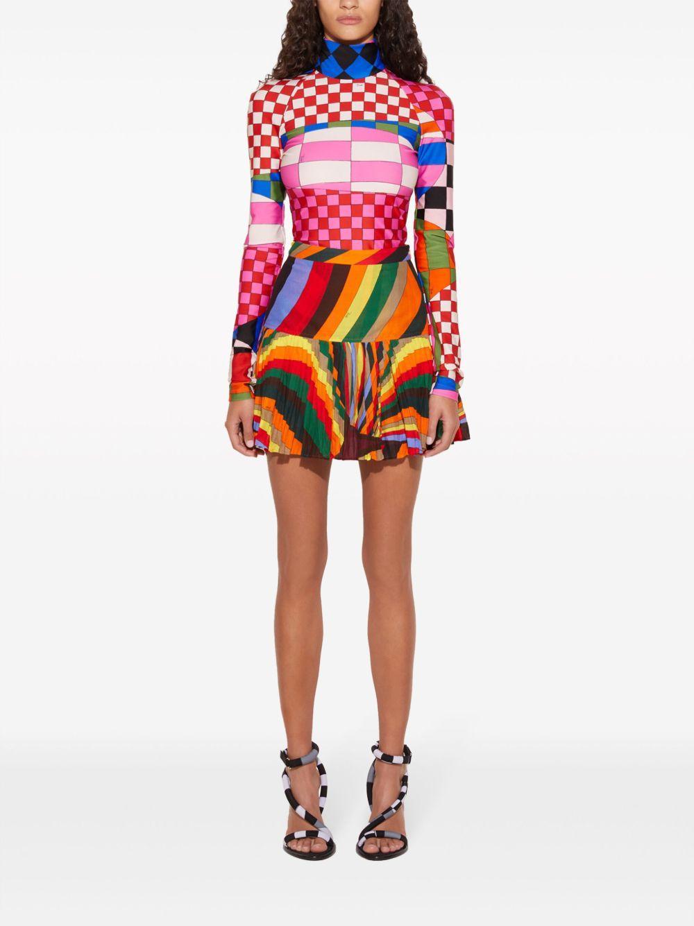 Giardino-print mini dress Product Image