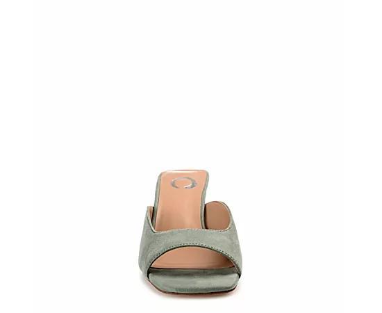 Journee Larna Women's Kitten Sandals, Size: 6, Pink Product Image