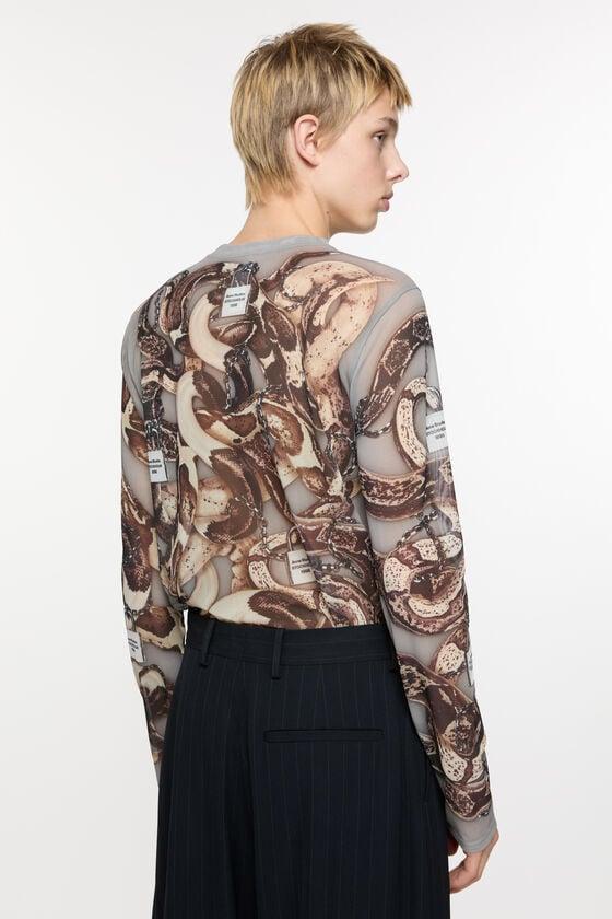 Printed long sleeve top Product Image