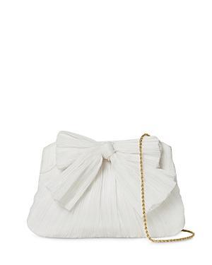 Loeffler Randall Rayne Small Pleated Bow Frame Clutch Product Image
