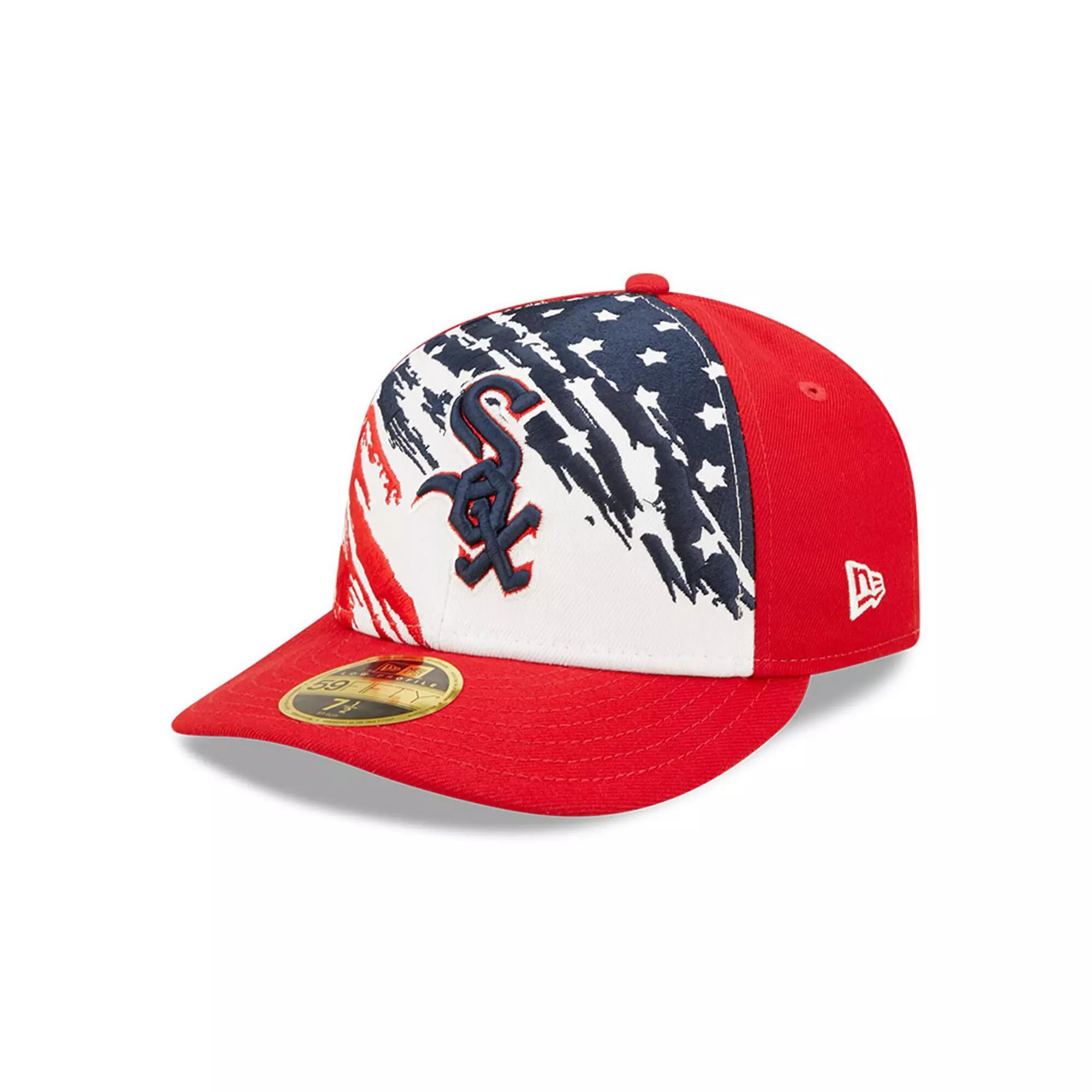 Men's New Era Red Chicago White Sox 2022 4th of July Low Profile 59FIFTY Fitted Hat,  Product Image