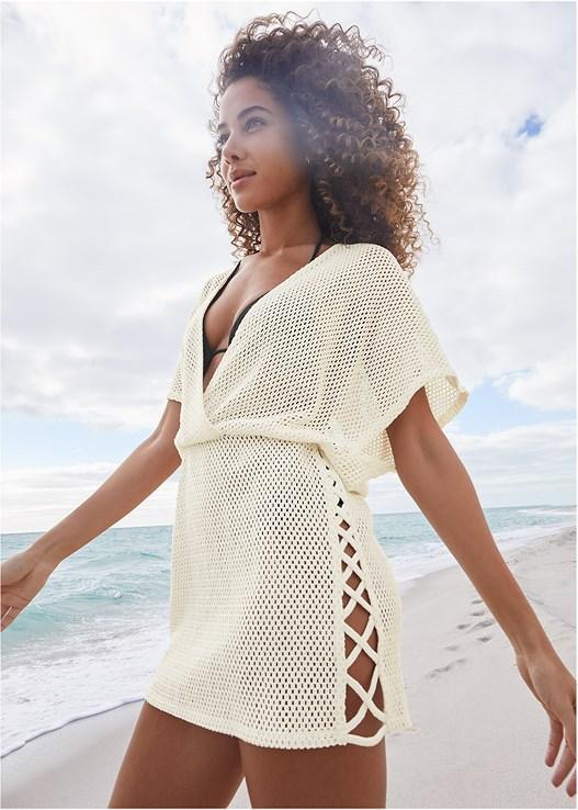 Crochet Cover-Up Dress Product Image