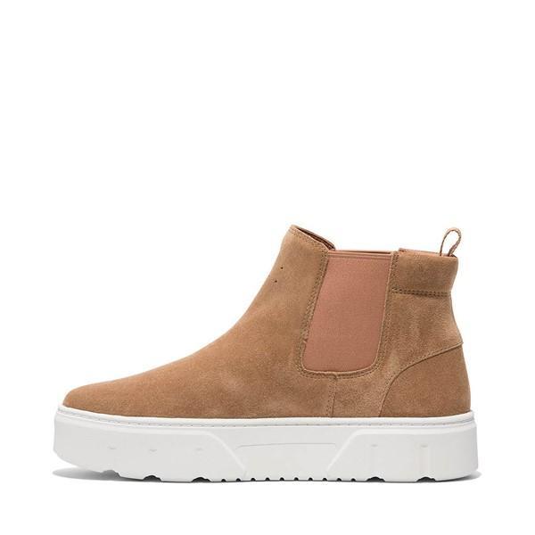 Timberland Womens Laurel Court Mid Pull On Platform Sneakers Product Image