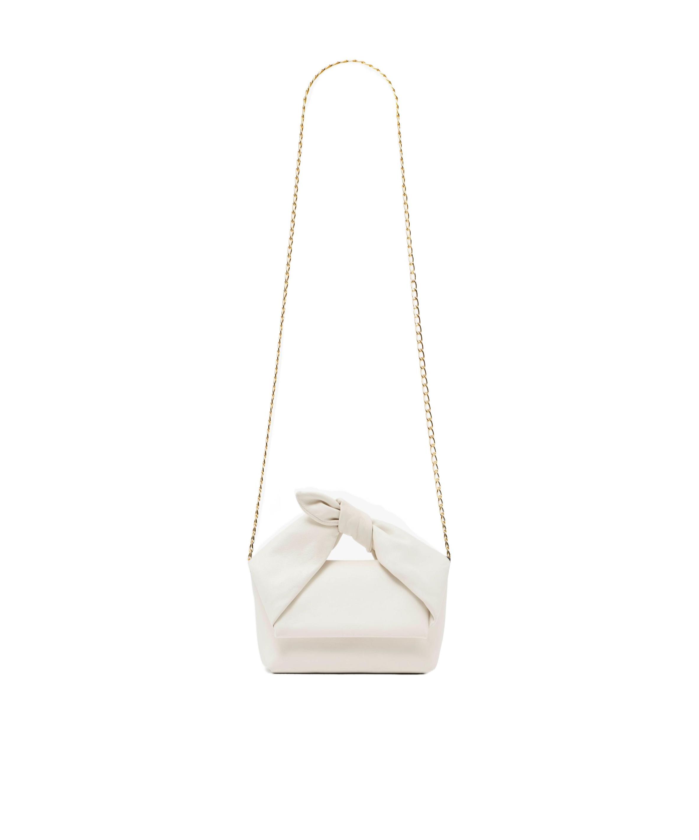 JW ANDERSON Medium Twister Shoulder Bag In White Product Image