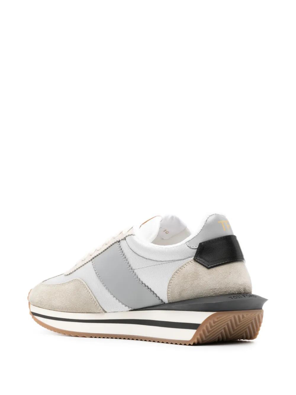 TOM FORD James Chunky Platform Sneakers In Grey Product Image