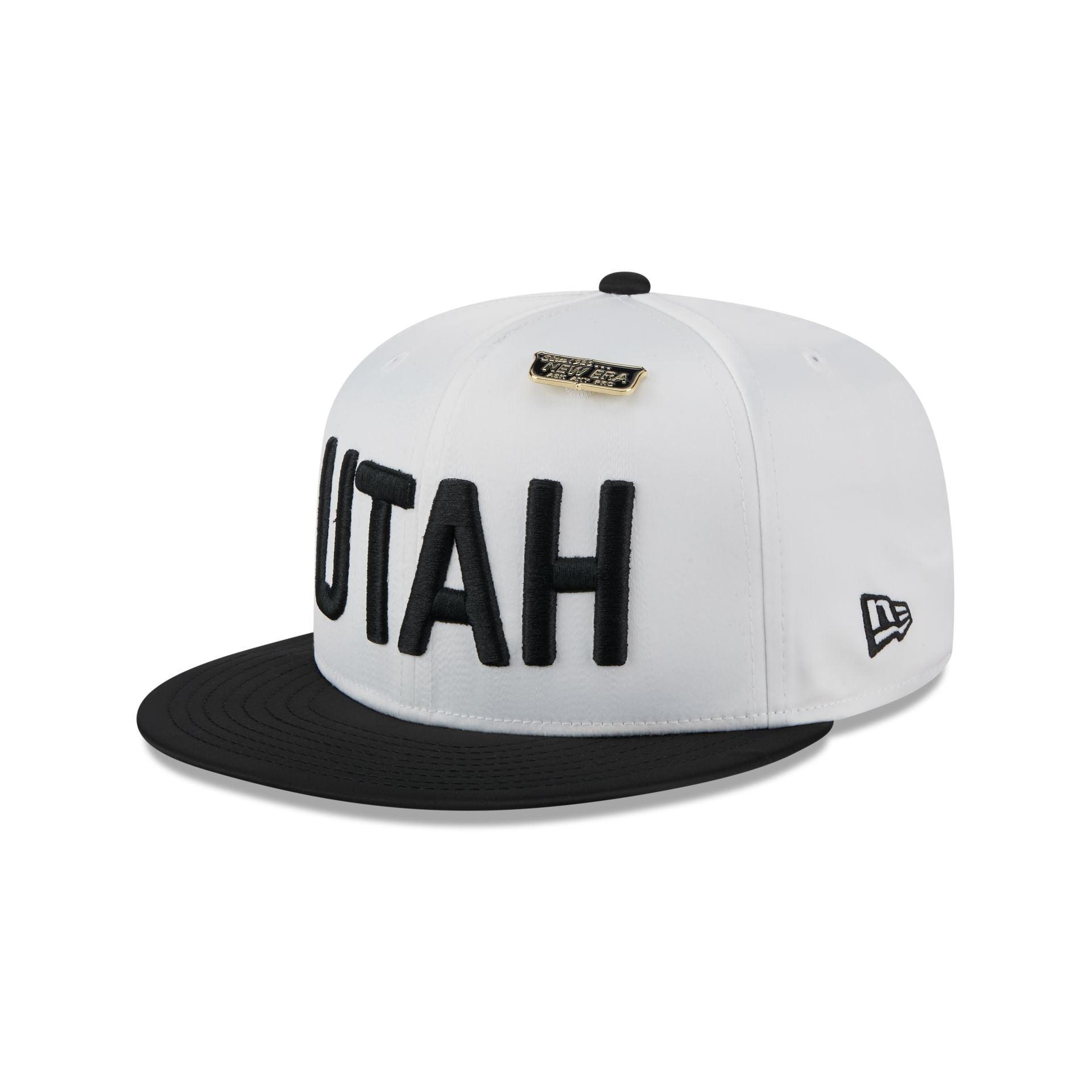 Utah Jazz Spring Satin 59FIFTY Fitted Hat Male Product Image