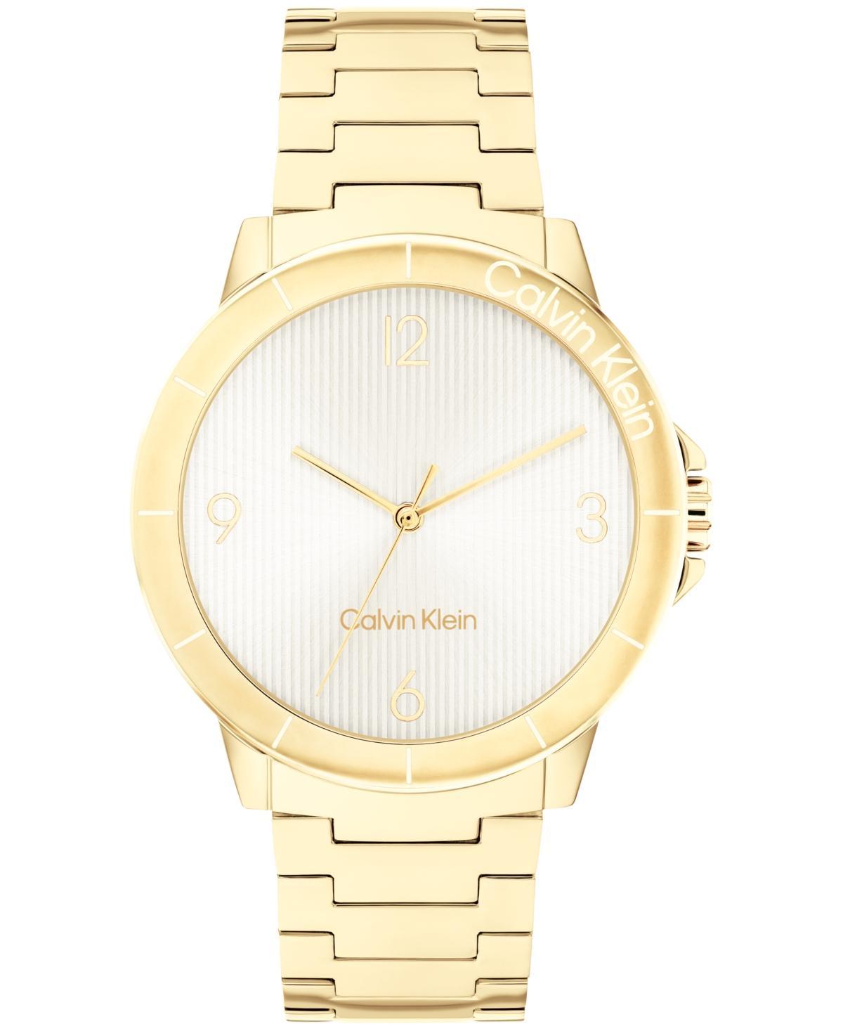 Calvin Klein Womens Vivacious Two-Tone Stainless Steel Bracelet Watch 36mm Product Image