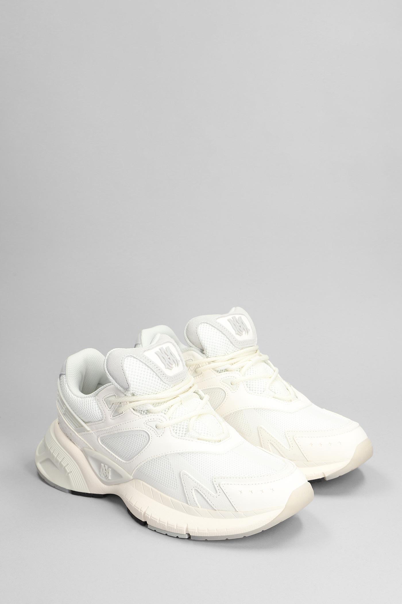 AMIRI Ma Runner Sneakers In White Fabric Product Image