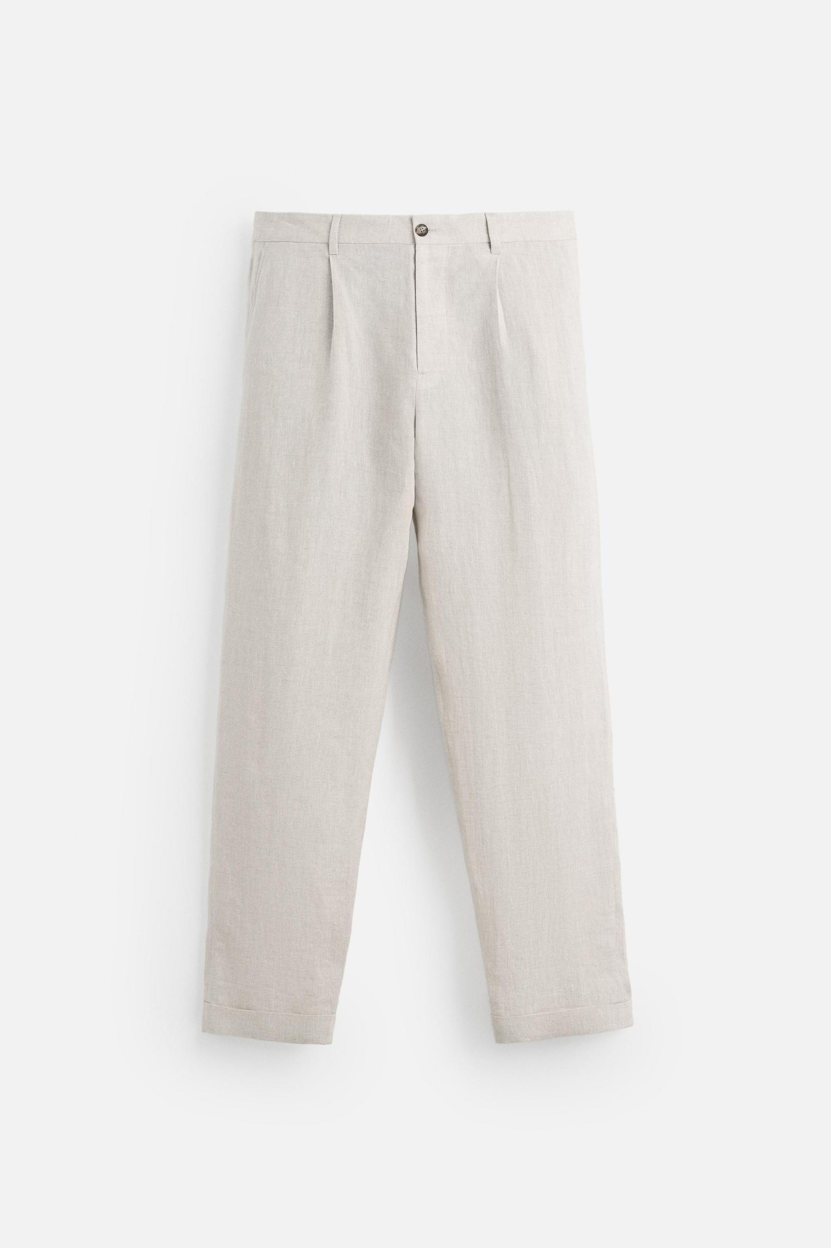 100% LINEN SUIT PANTS Product Image