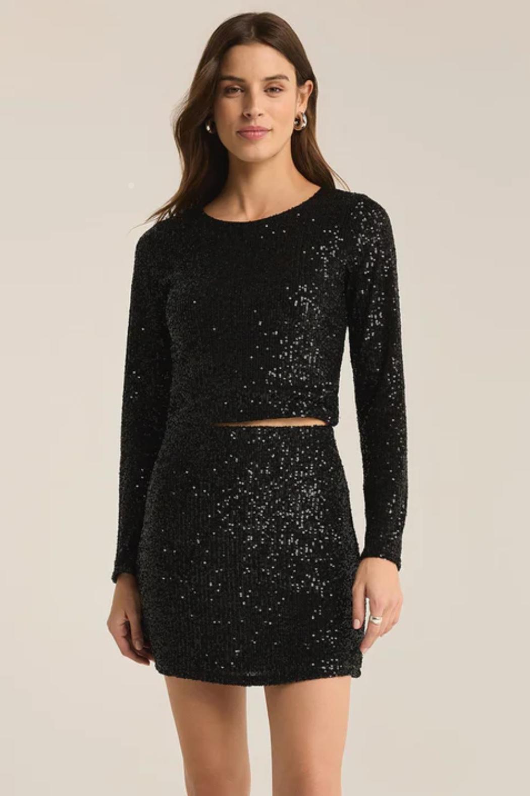 Ciera Sequin Mini Skirt Product Image