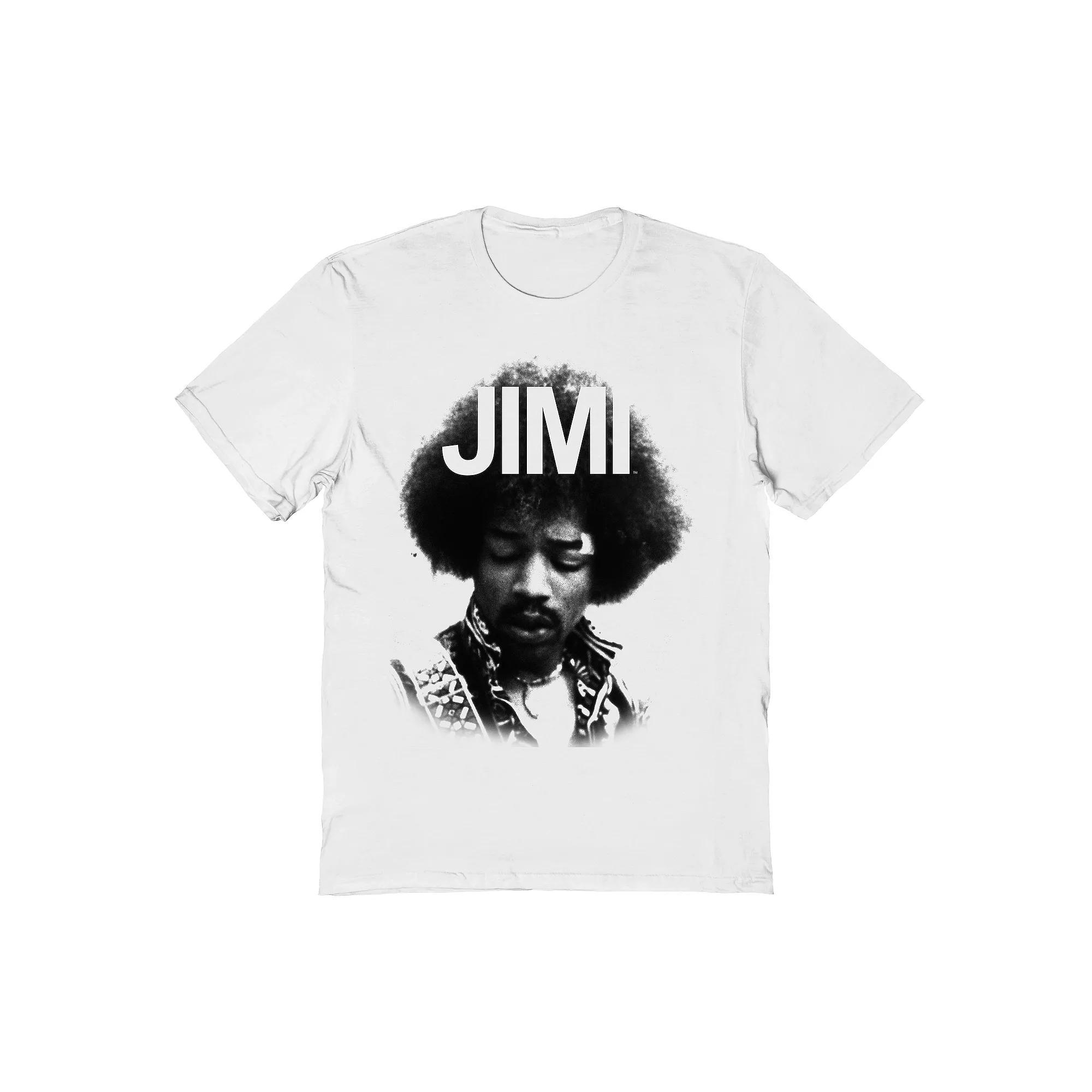 Men's Jimi Hendrix Jimi Graphic Tee, Size: Large, White Product Image