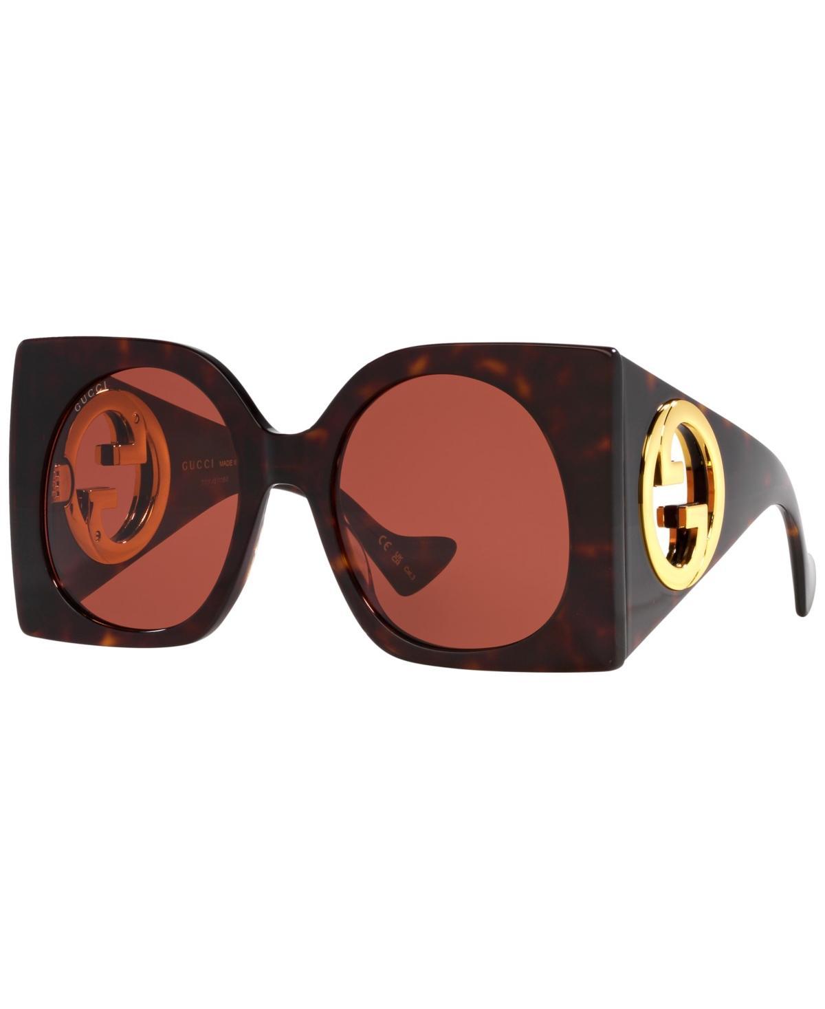 GUCCI Gg1254s Havana Sunglasses In Red Product Image