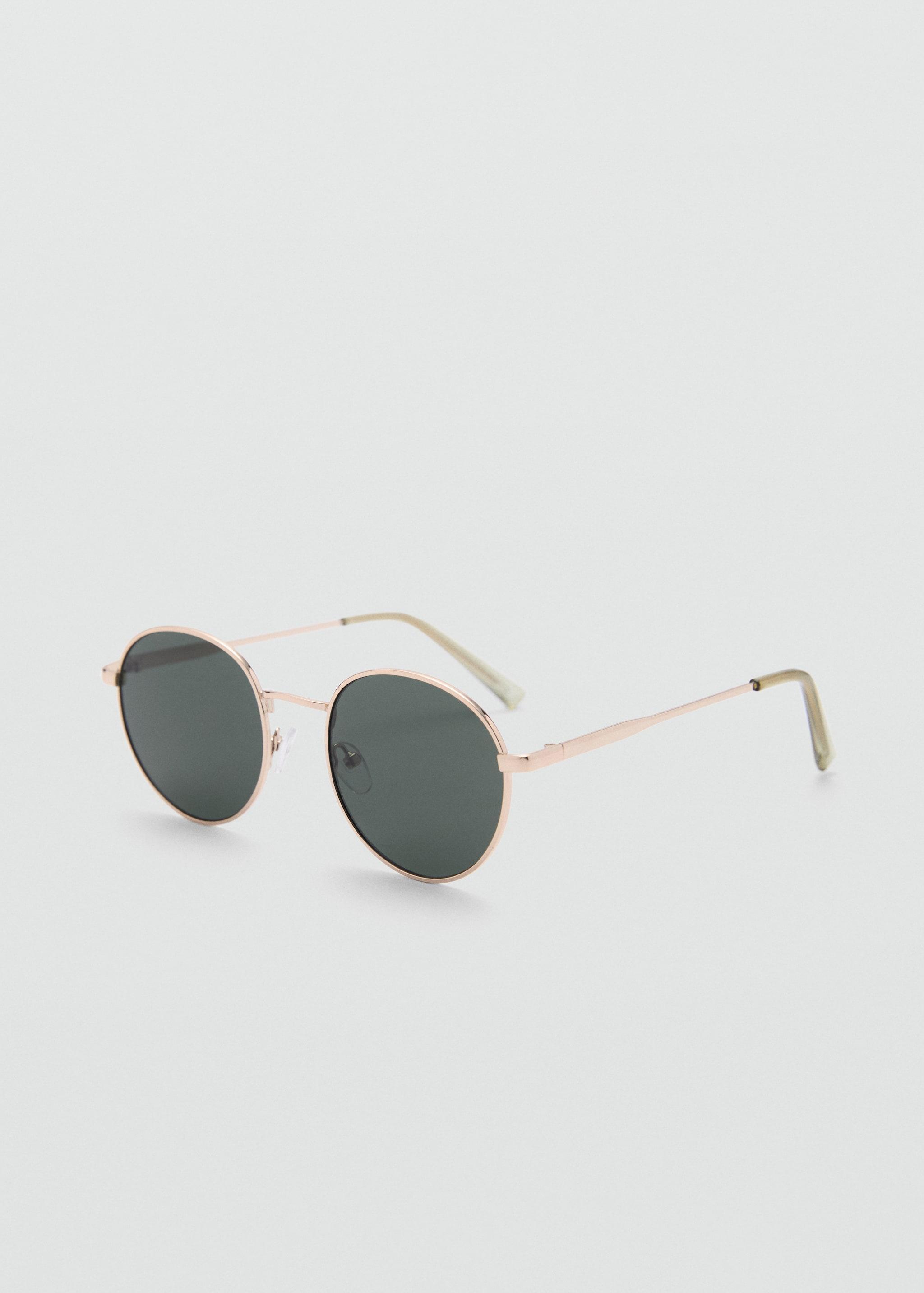 Round Metal Sunglasses - Men | MANGO USA Product Image