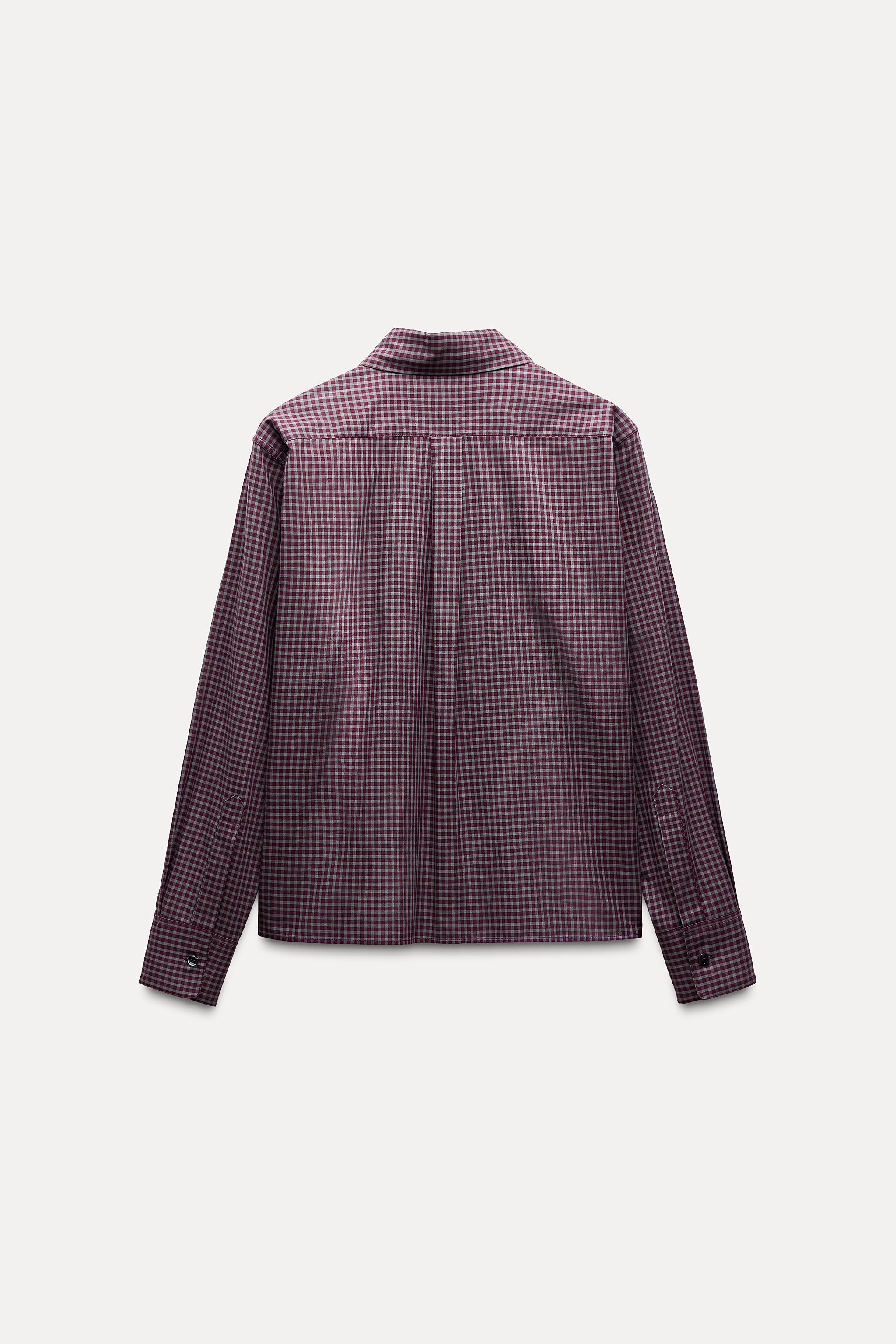 CHECKERED SHIRT ZW COLLECTION Product Image