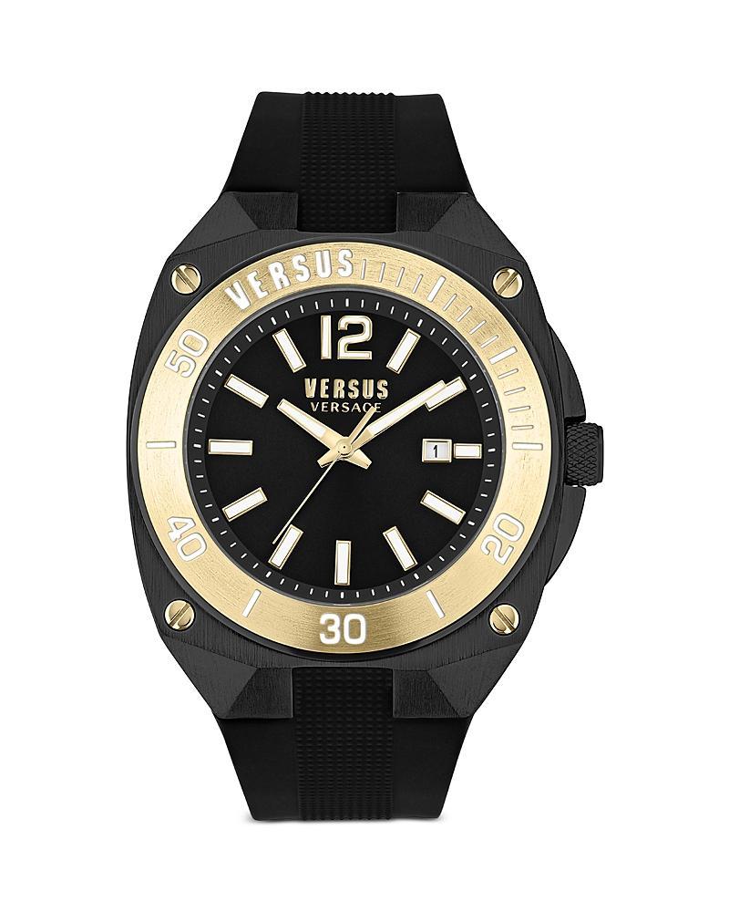 Versus By Versace Mens Reaction Quartz Analog Blue Silicone Strap Watch Product Image