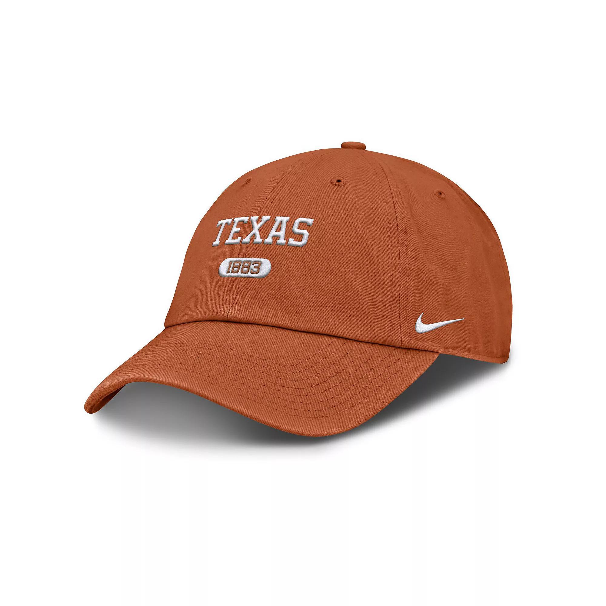 Men's Nike Texas Orange Texas Longhorns Club Adjustable Hat, Team Product Image