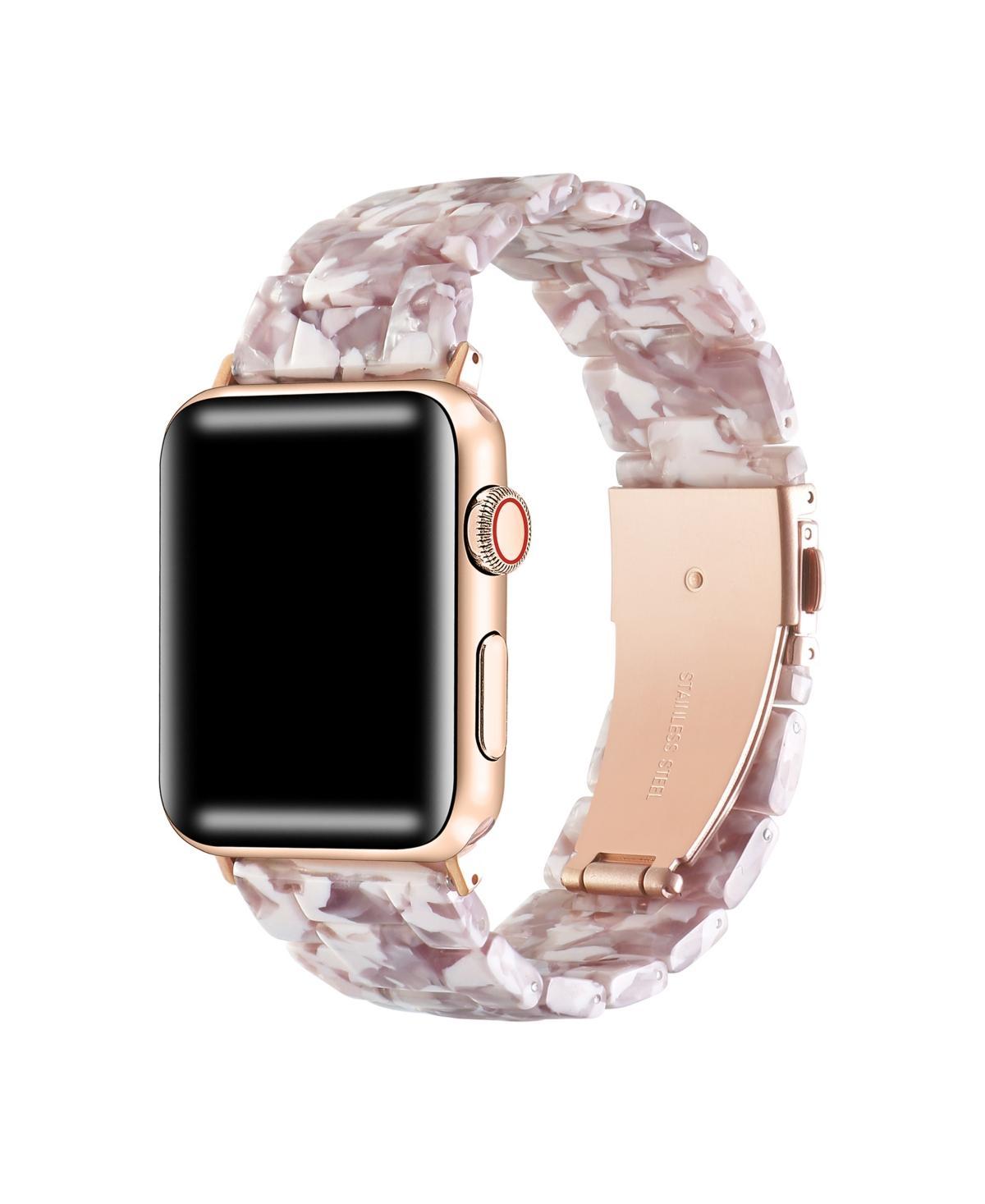 Posh Tech Womens Claire Resin Band for Apple Watch Size-38mm,40mm,41mm - Black Product Image