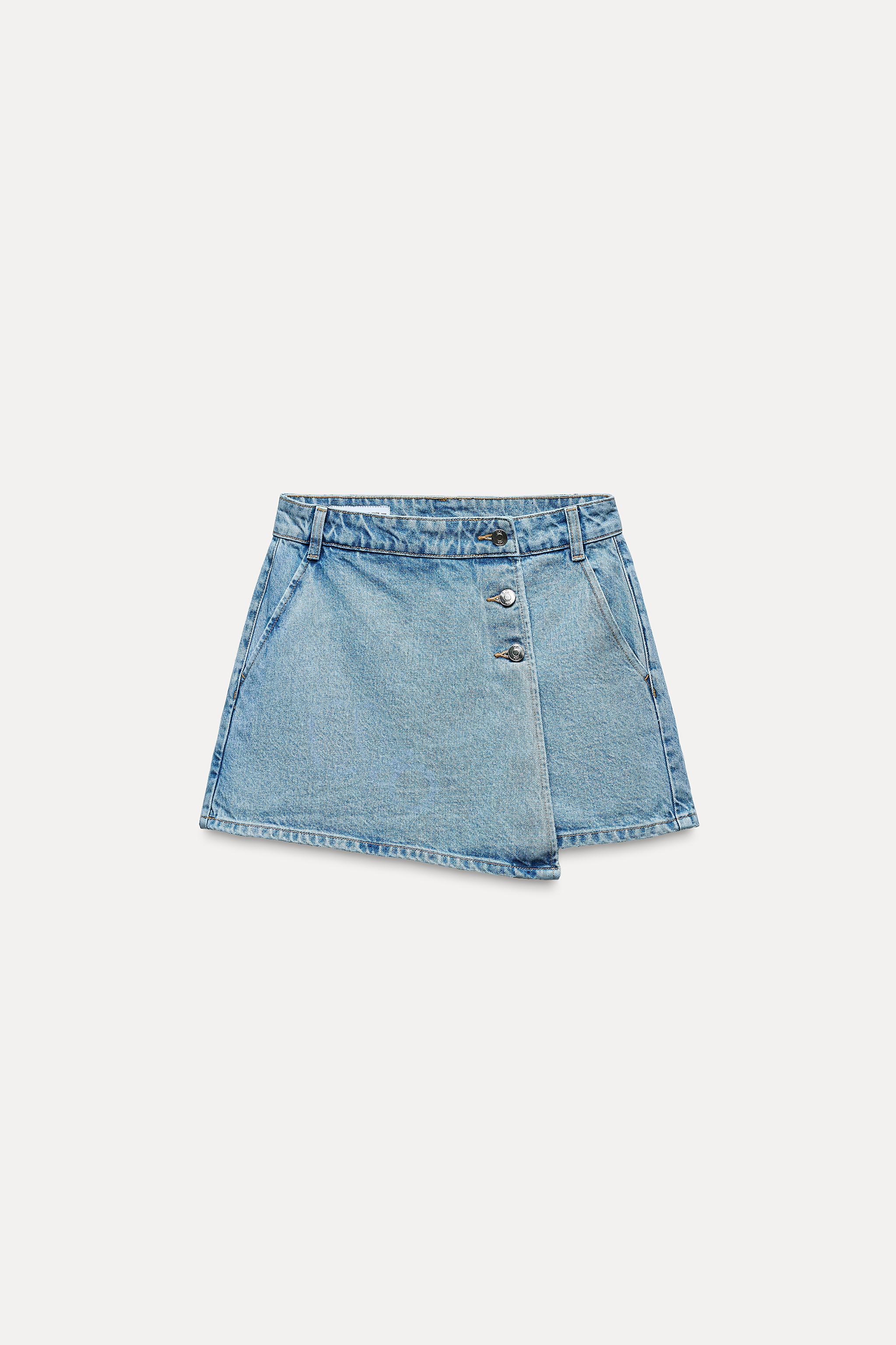 DENIM WRAP SKORT Z1975 Product Image