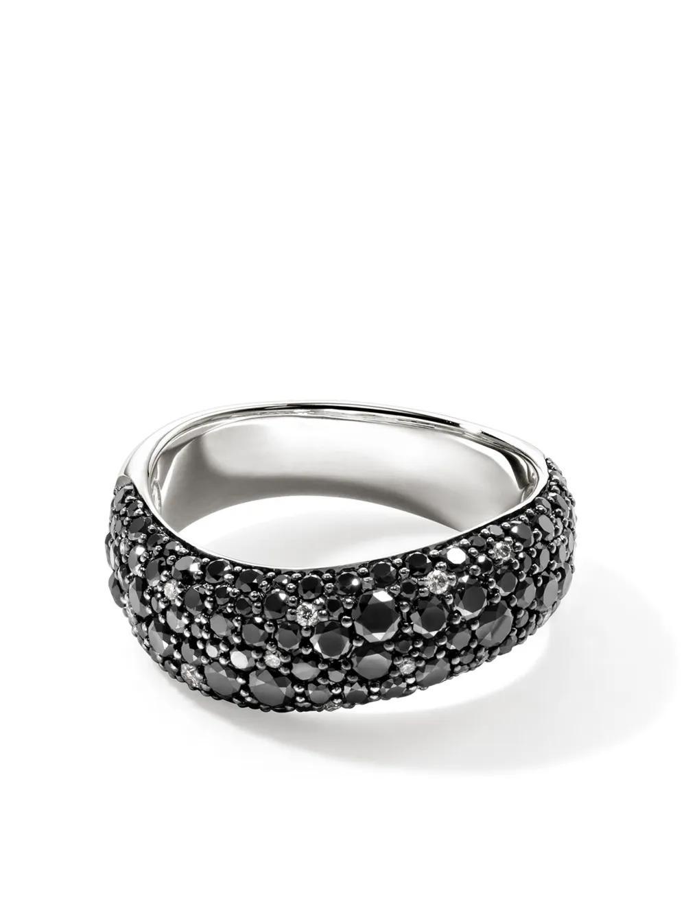 JOHN HARDY Sterling Silver Surf Diamond Ring Product Image