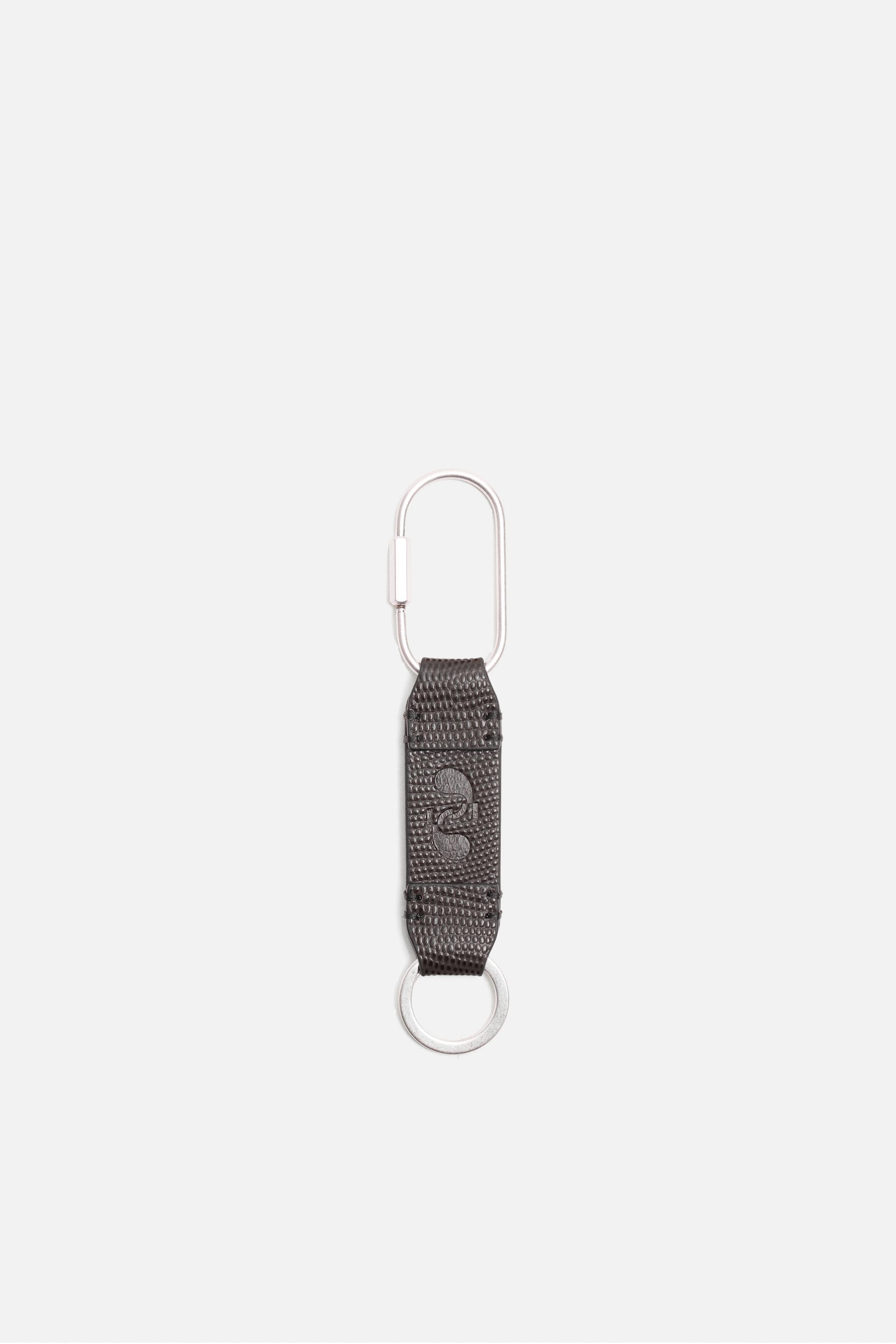 CARABINER LEATHER KEYCHAIN Product Image