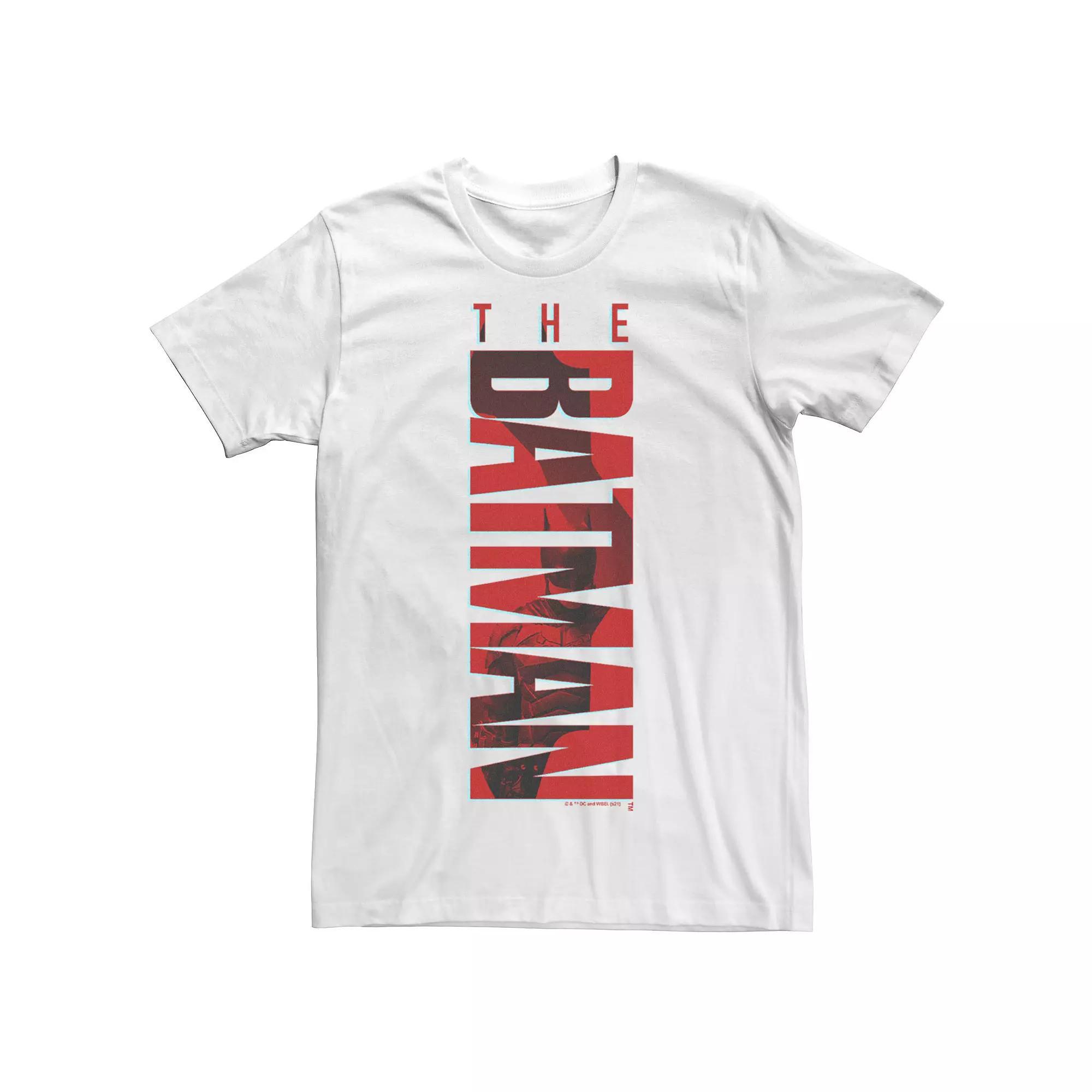 Men's DC Comics The Batman Red Layer Poster Tee,  Product Image