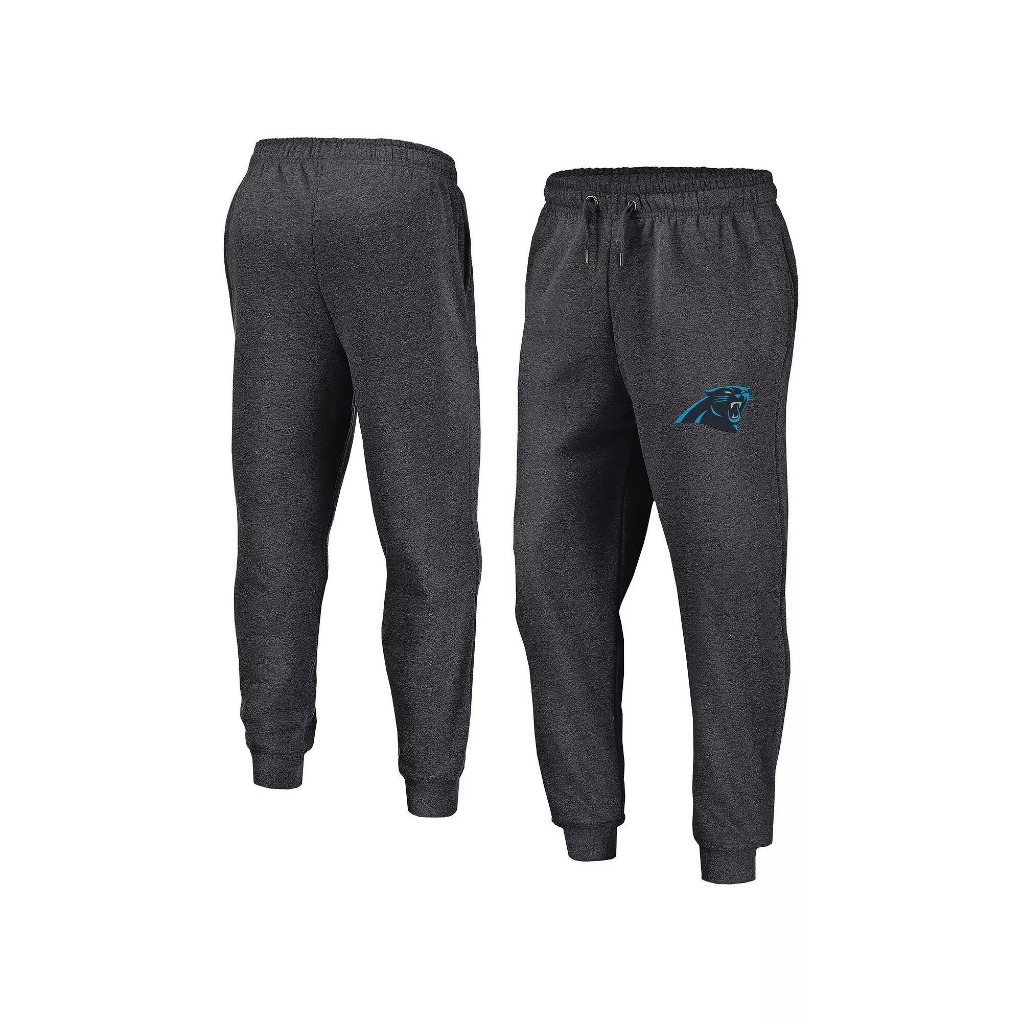 Men's Fanatics Heather Charcoal Carolina Panthers Boost Fleece Joggers,  Product Image