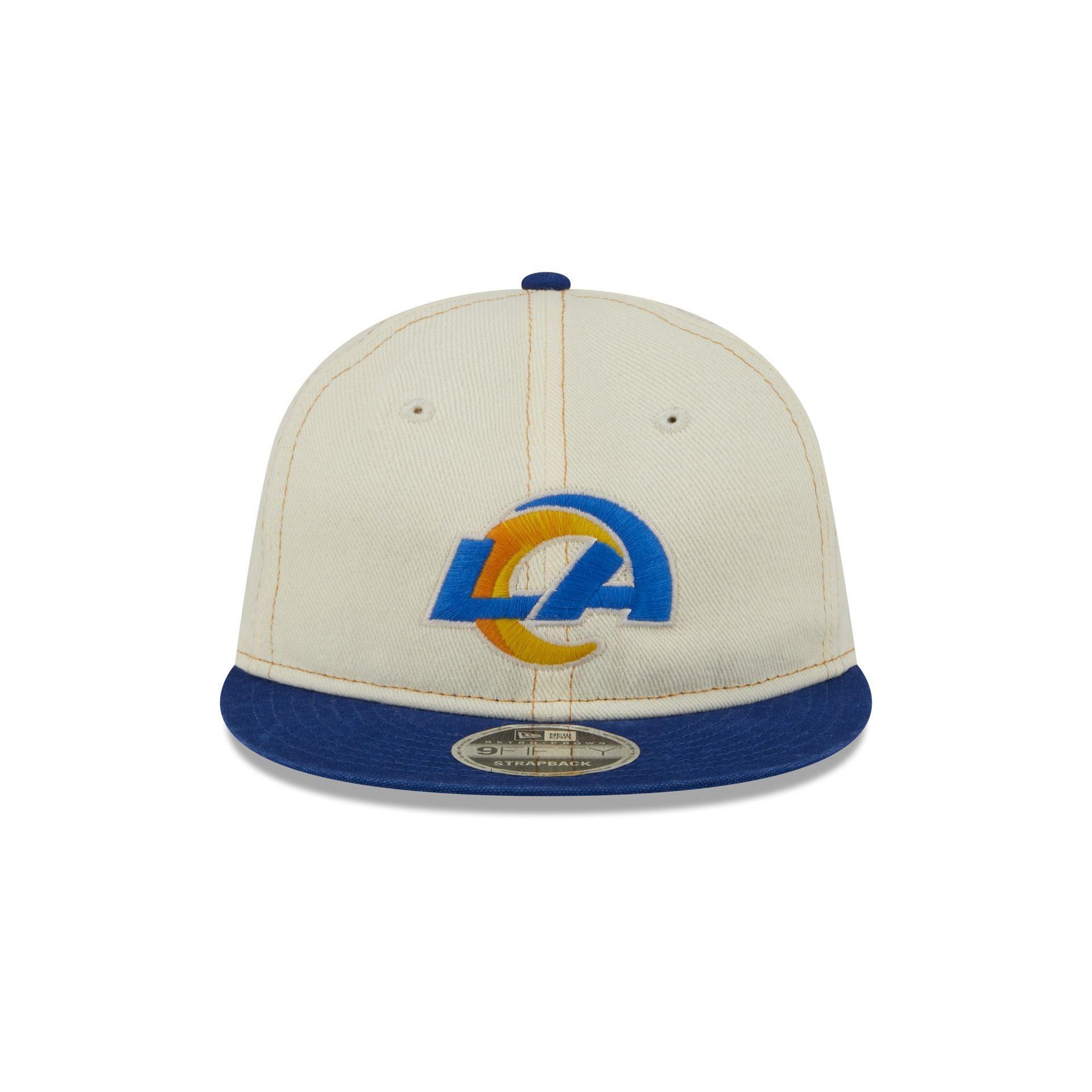 Los Angeles Rams Chrome Denim Retro Crown 9FIFTY Adjustable Hat Male Product Image