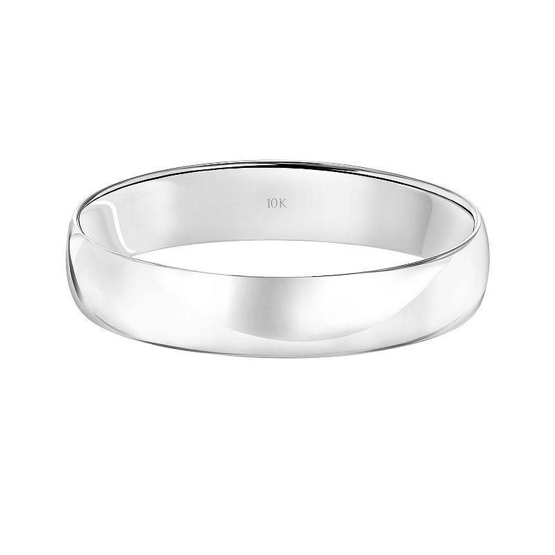 Love Always 10k Gold 4 mm Mens Wedding Band 10k Yellow Gold Product Image