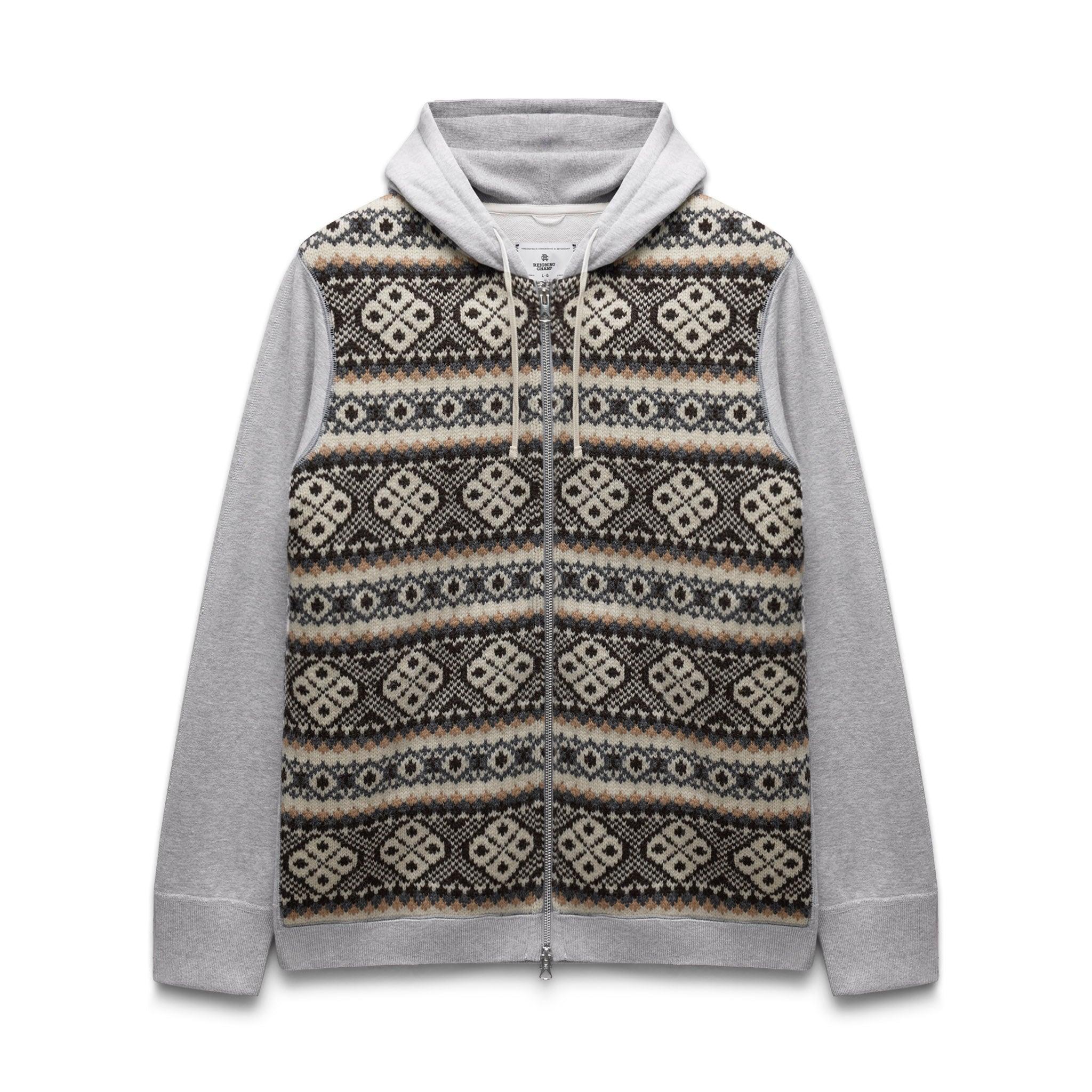 Junya Watanabe Shetland Wool Slim Zip Hoodie Male Product Image