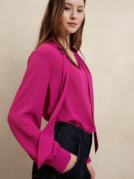 Tie-Front Blouse Product Image