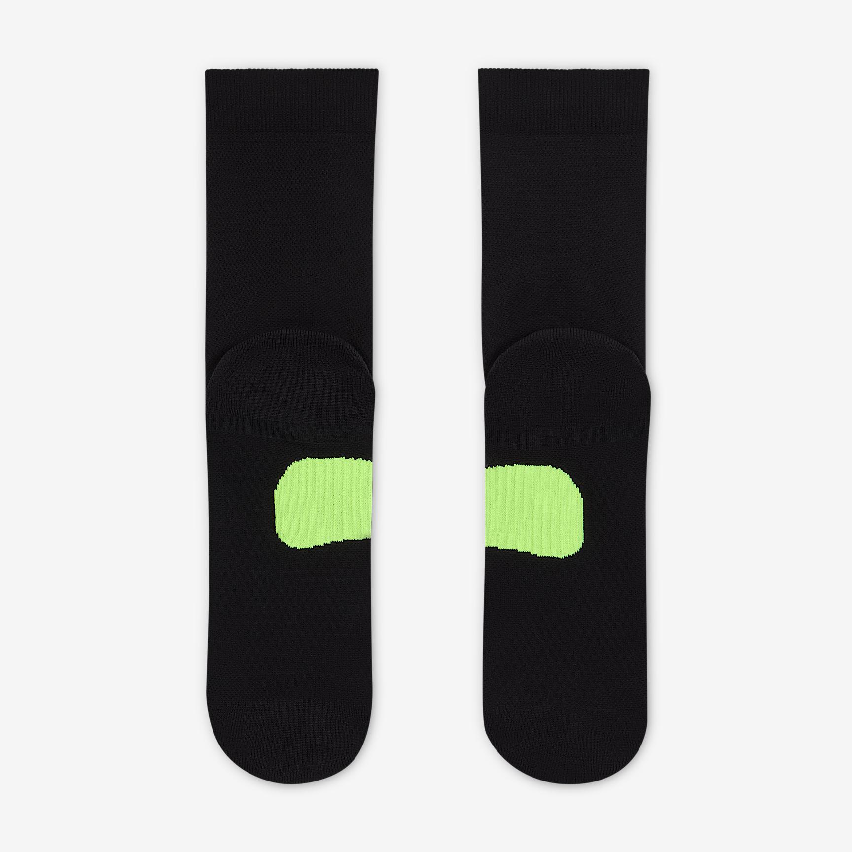 Nike Unisex Running Midweight Crew Socks (1 Pair) | HV6924-010 Product Image