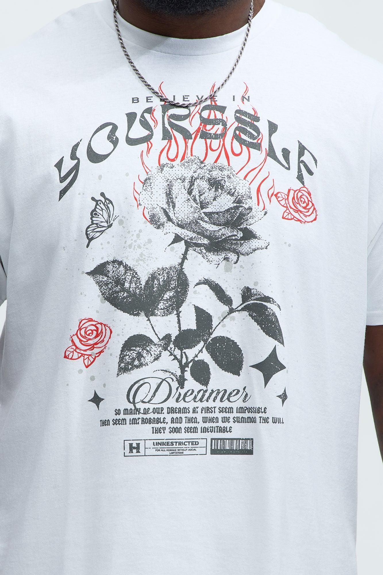 Believe In Yourself Era Short Sleeve Tee - White Product Image