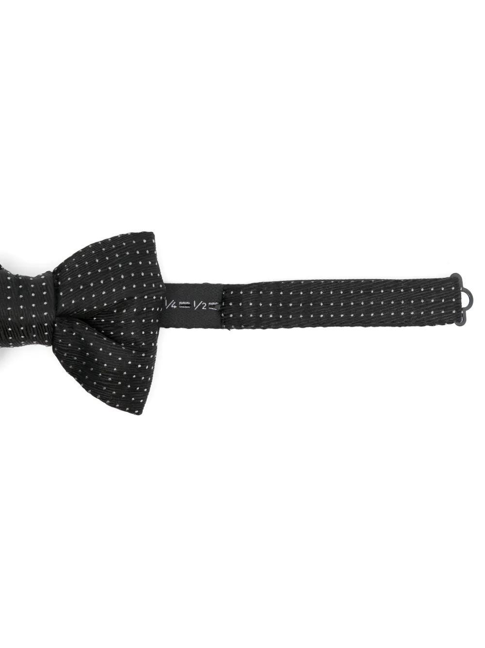 TOM FORD Polka-dot Bow Tie In Black Product Image