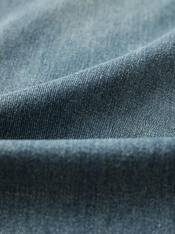 Men's Faded Vintage Denim Loose Jeans Product Image