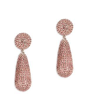 Deepa by Deepa Gurnani Emely Crystal Drop Earrings in Gold Tone Product Image