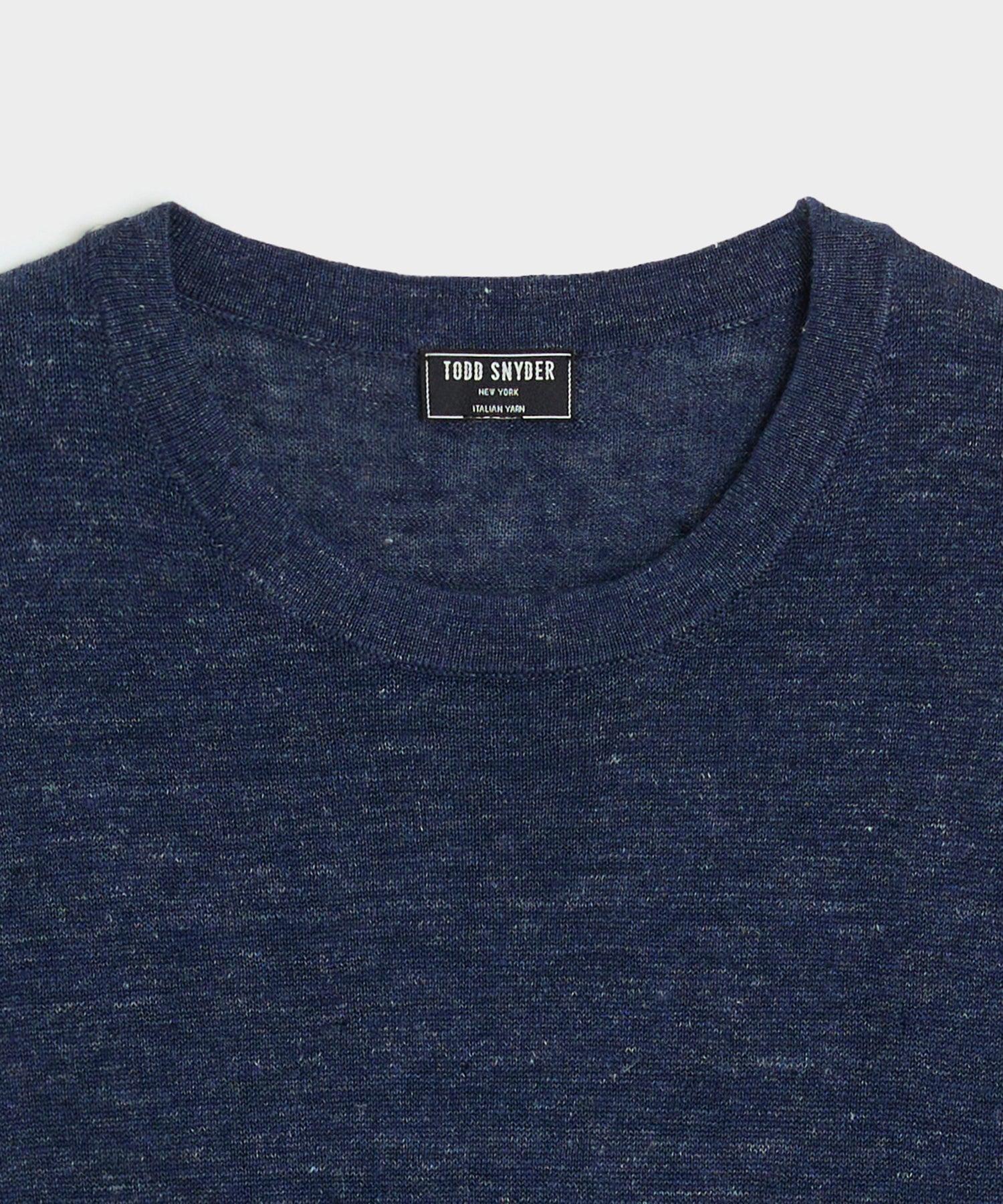 Relaxed Linen Sweater Tee Product Image