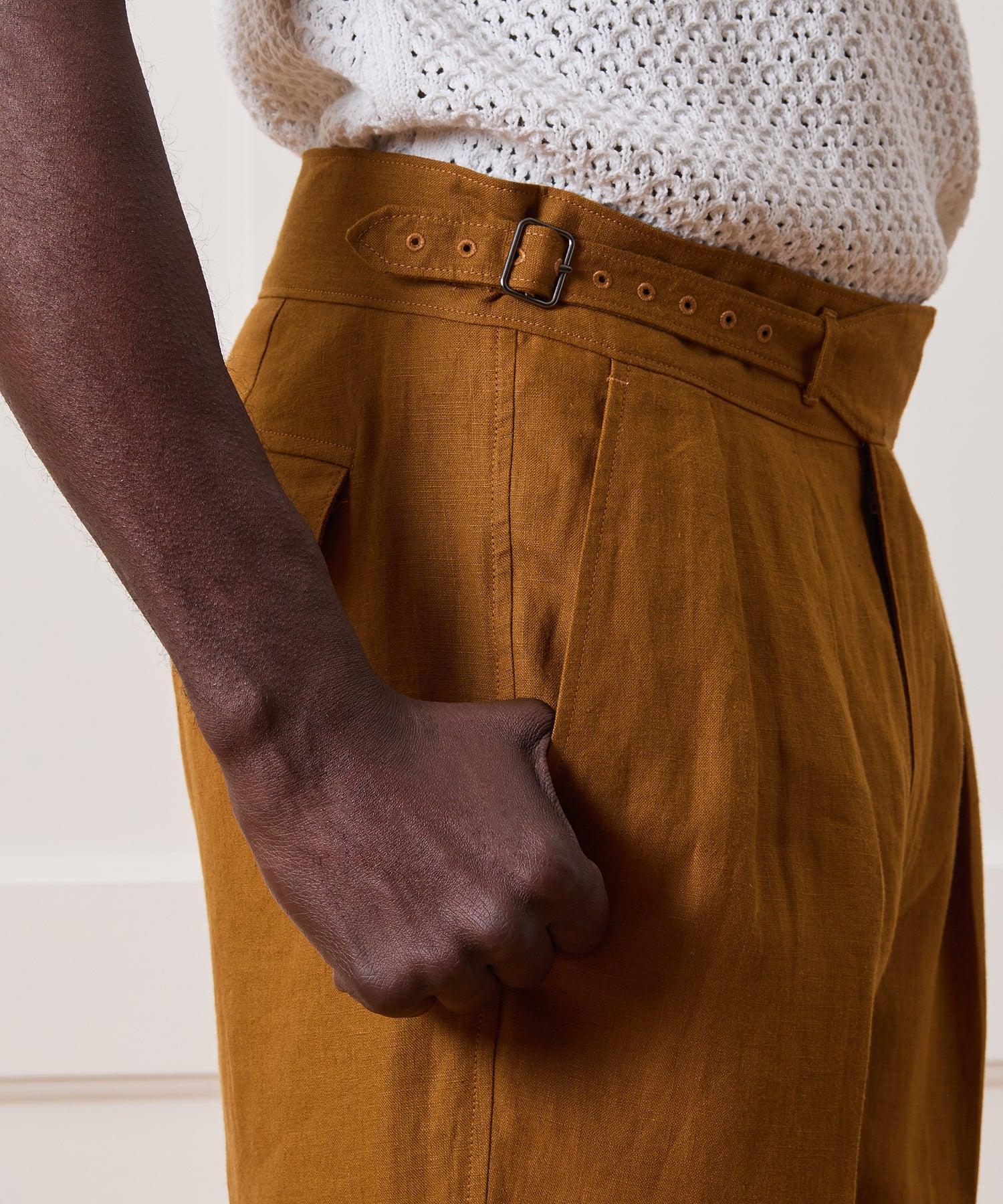 Irish Linen Gurkha Trouser Product Image