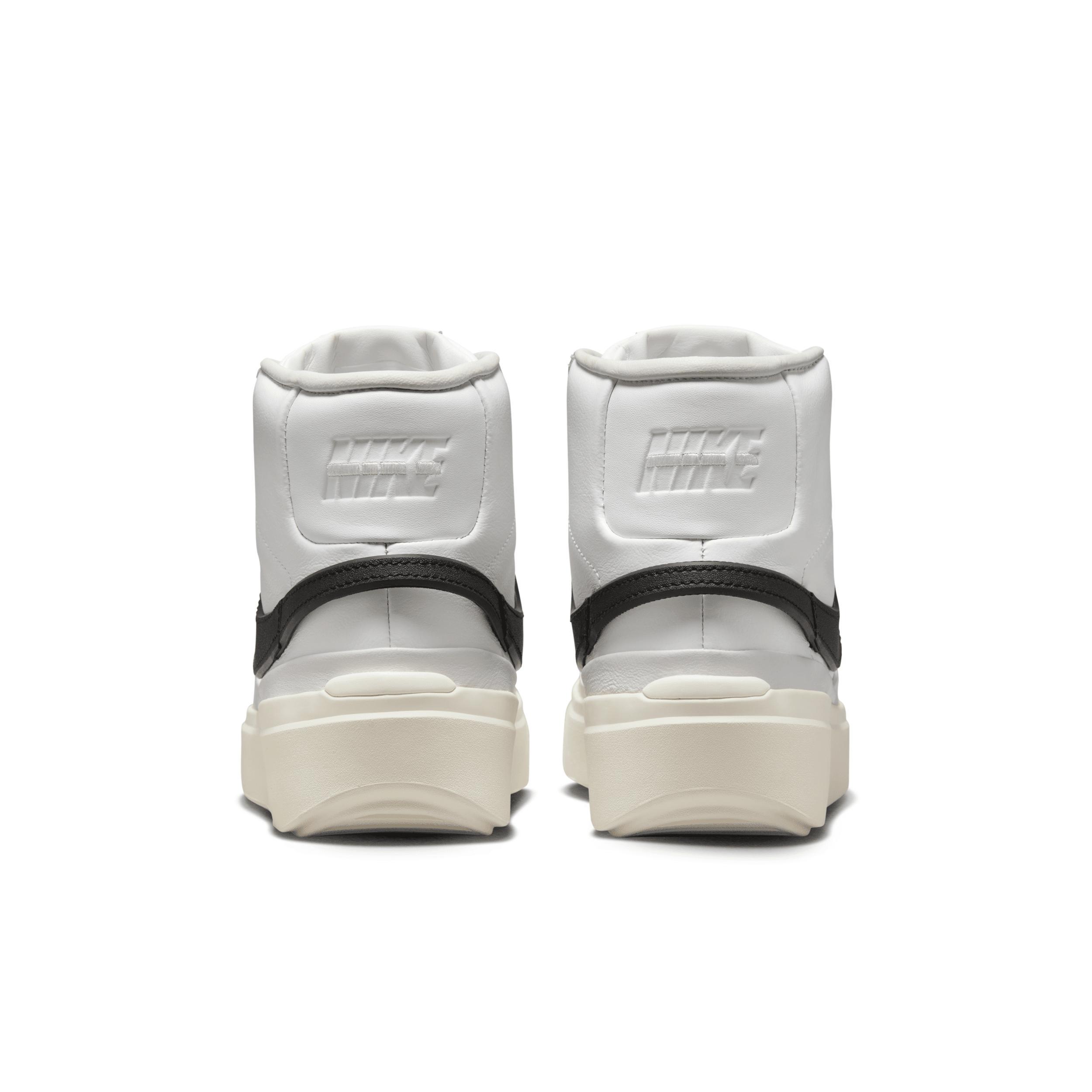 NIKE Blazer Phantom Sneaker Mid In White  Black  Summit White  & Phantom Product Image